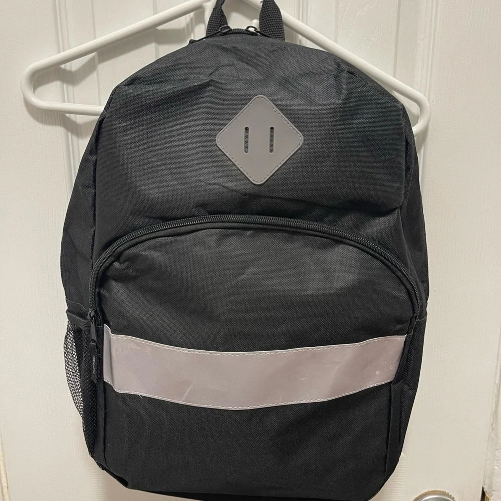 Black Reflective Backpack